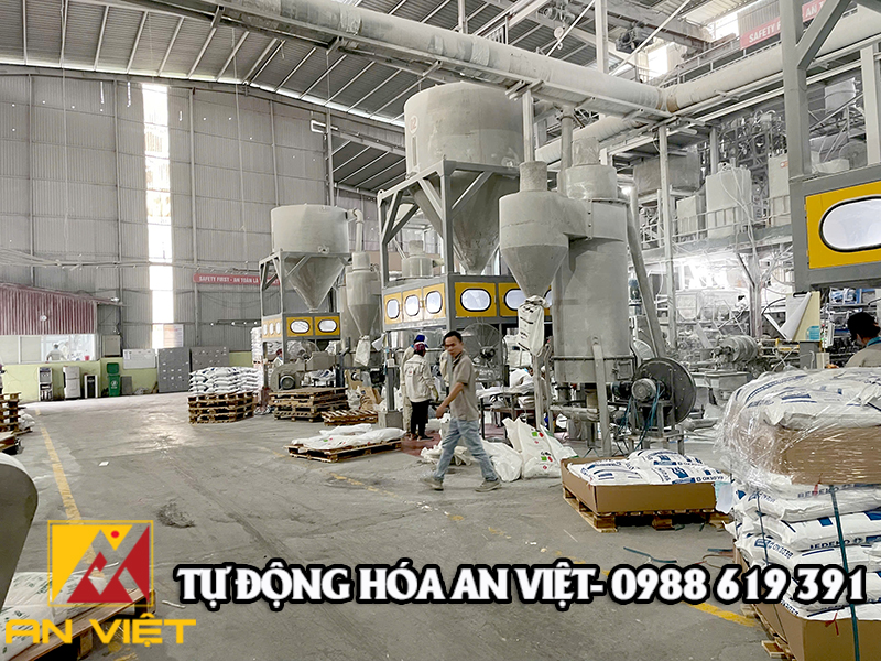 Lắp đặt cân đóng bao hạt nhựa tại Yên Bái